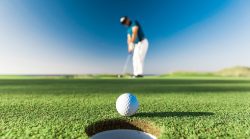 Links golf style. A links is the oldest style of golf course, first developed in Scotland. The word "links" comes via the Scots language from the Old English word hlinc: "rising ground, ridge" and refers to an area of coastal sand dunes and sometimes to open parkland.